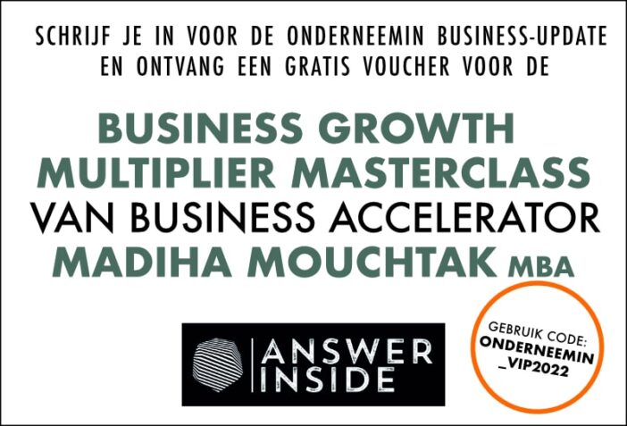 Voucher Onderneemin Business Growth Multiplier Masterclass